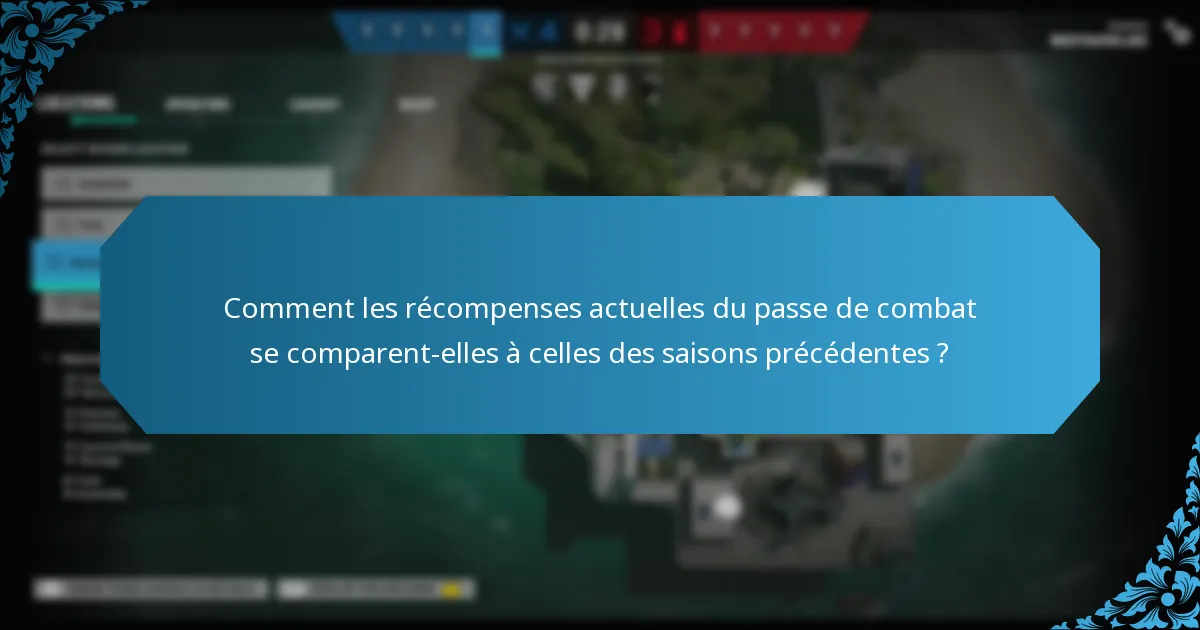 Quelles sont les suggestions de la communauté concernant les récompenses du passe de combat ?