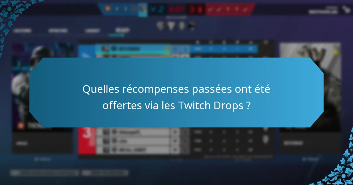 Quel retour les joueurs ont-ils sur les Twitch Drops ?