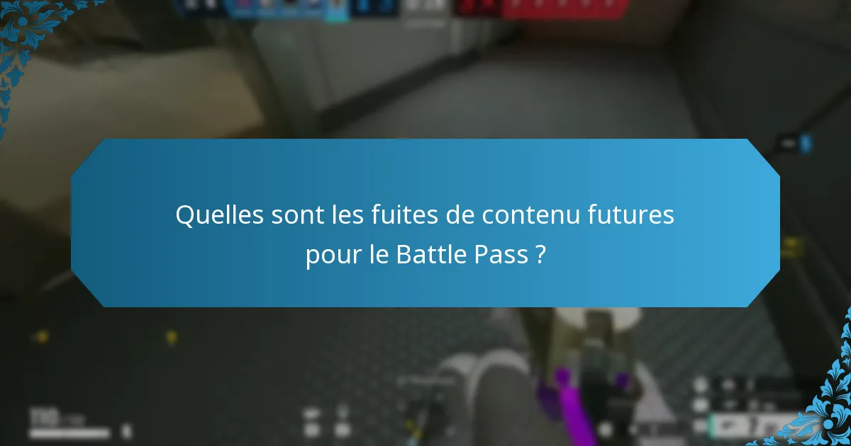 Quelles récompenses sont attendues dans les futurs Battle Pass ?