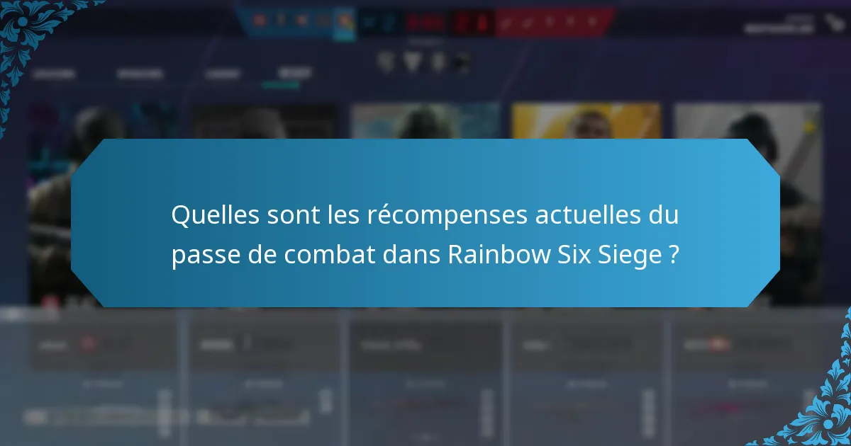 Comment les récompenses actuelles du passe de combat se comparent-elles à celles des saisons précédentes ?