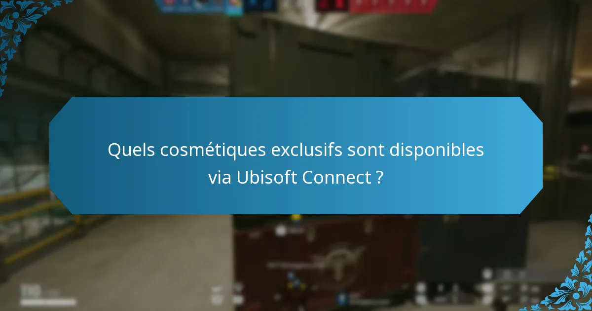Quelles sont les récompenses pour les opérateurs dans Ubisoft Connect ?